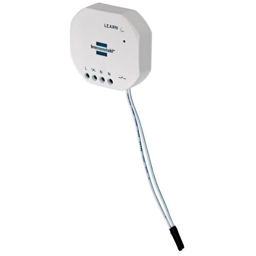 Brennenstuhl Commutateur sans fil Brennenstuhl BrematicPRO avec raccordement interrupteur / Commutateur sans fil encastrable (interrupteur mural Smart Home, pilotage par l'application) couleur blanche - 1294710