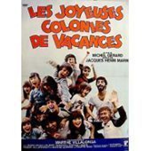 Les Joyeuses Colonies De Vacances - Michel Gérard - Mario Dalba - Affiche De Cinéma Pliée 60x40 Cm