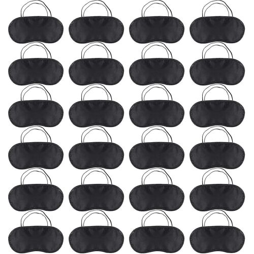 24 Pack Sleep Eye Mask Shade Cover, Soft Eyesfold Travel Sleep Cover Confortable