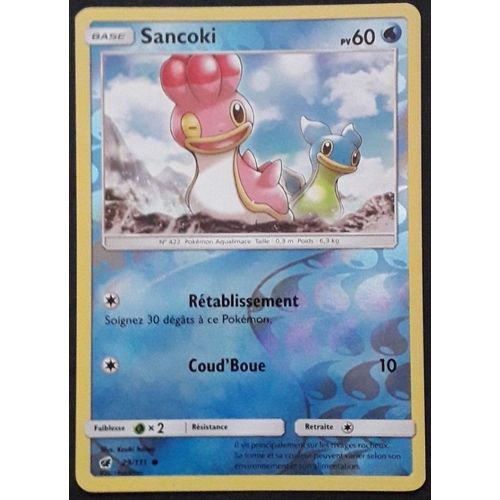 Carte Pokémon Sancoki 29/111 [Holo Reverse] - Invasion Carmin Soleil Et Lune (Fr)