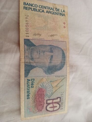 Billet 10 Australes Argentine