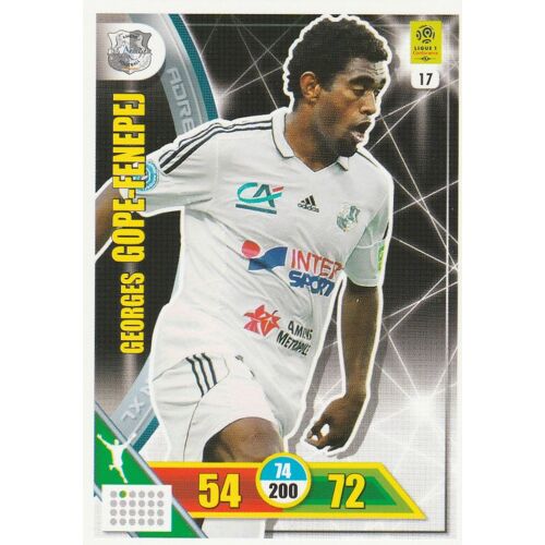 N° 17 - Carte Panini Foot - Adrenalyn Xl 2017 / 2018 - Georges Gope Fenepej - Amiens