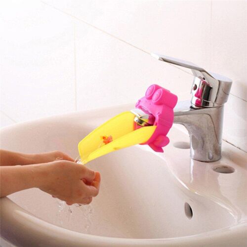 Extension De Robinetterie De Salle De Bain En Forme De Crabe Pour Enfants,Accessoire De Robinet En Forme De Dessin Animé, Pour Faire Des Économies D'eau En Se Lavant Les Mains