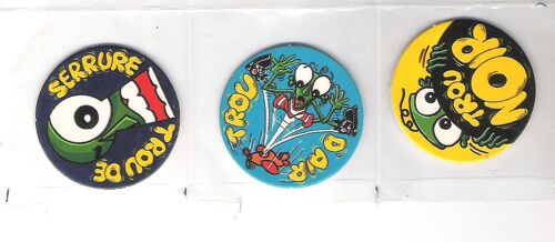Lot De 3 Pog Pogs Leedammer