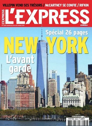 L'express N°3250 : New-York, L'avant Garde - Villepin Vend Ses Trésors - Paul Mccartney Se Confie
