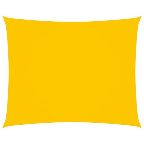 Vidaxl Voile De Parasol Tissu Oxford Rectangulaire 6x7 M Jaune