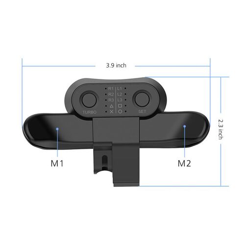 Yerdgary Pour Manette De Jeu Étendue Ps4 Manette De Commande De Bouton Arrière Pour Touches D'extension Arrière Dualshock4