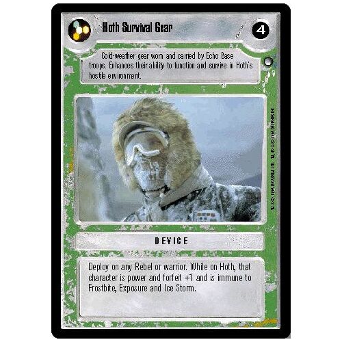 Star Wars Ccg - Hoth - Hoth Survival Gear