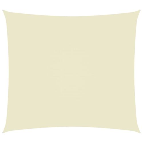 Vidaxl Voile De Parasol Tissu Oxford Rectangulaire 3,5x4,5 M Crème