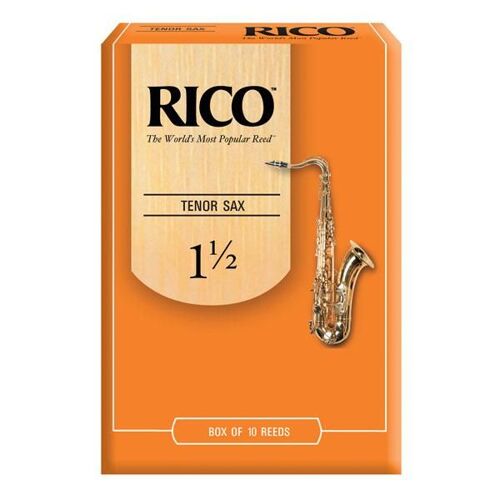 Rico Tenor #1.5 (Pack Of 10) Saxophone Reeds
