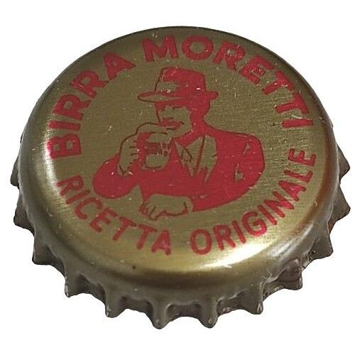 Italie Capsule Bière Beer Crown Cap Birra Moretti Ricette Originale Su