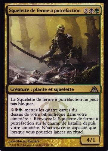 Squelette De Ferme À Putréfaction  Foil / Premium  Labyrinthe Du Dragon  Vf