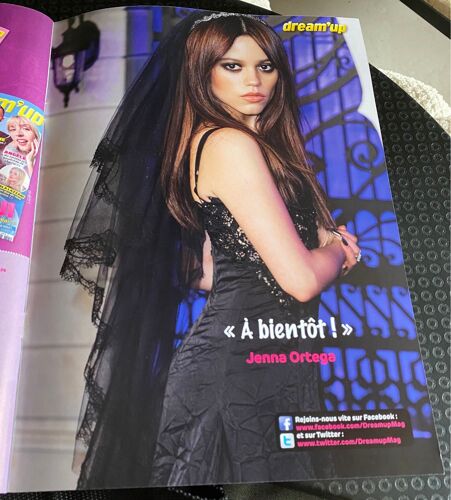 Poster A4 Jenna Ortega Mercredi 