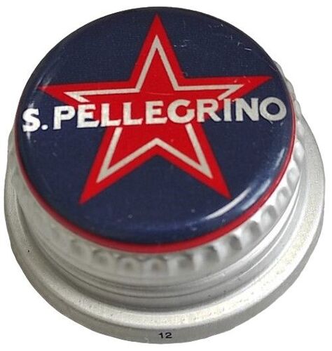 Capsule Métallique À Visser Eau Minérale Naturelle S. Pellegrino Su