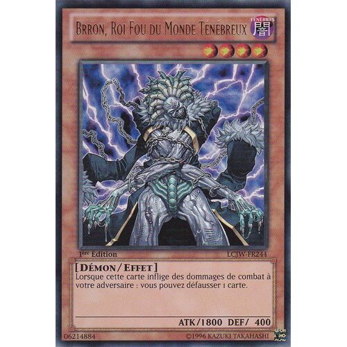 Yu Gi Oh! - Lcjw Fr244 - Brron, Roi Fou Du Monde Ténèbreux - Ultra Rare