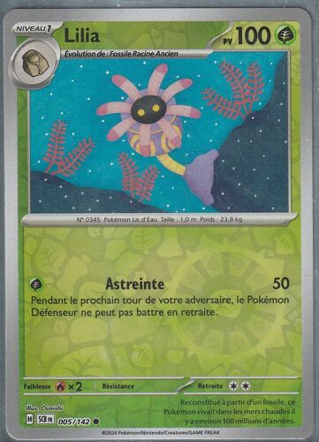 Carte Pokémon - Lilia - 005/142 - Reverse - Ev7 Couronne Stellaire
