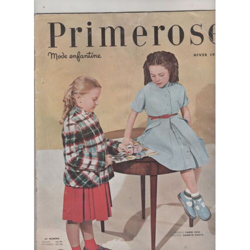 Primerose Mode Enfantine Hiver 1954