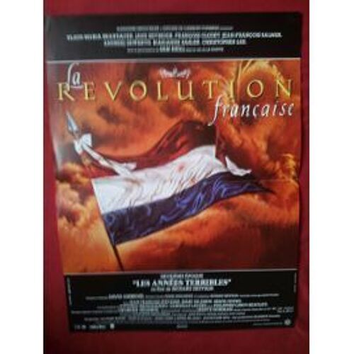 La Révolution Française Les Années Terribles - Robert Enrico - François Cluzet - Affiche De Cinéma Pliée 120x160 Cm