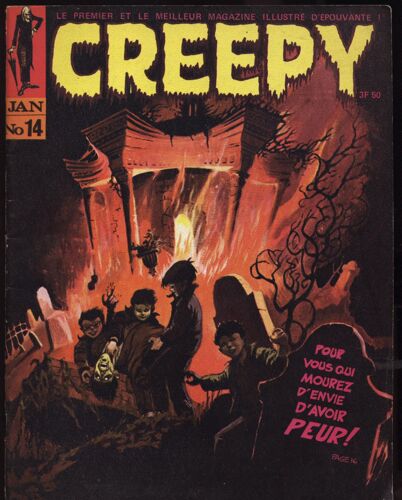 Creepy N° 14 Le Premier Et Le Meilleur Magazine Illustré D'épouvante