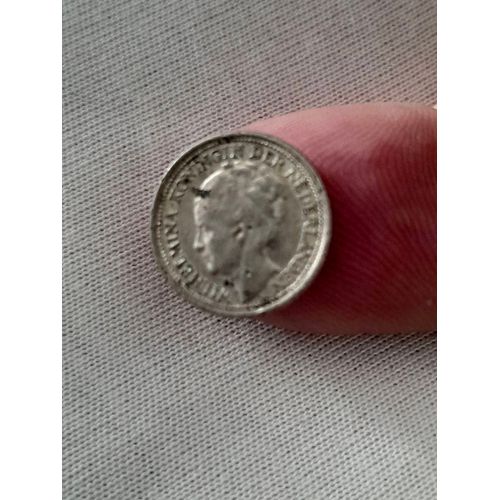 Monnaie 10 Cents Pays Bas 1938 Argent