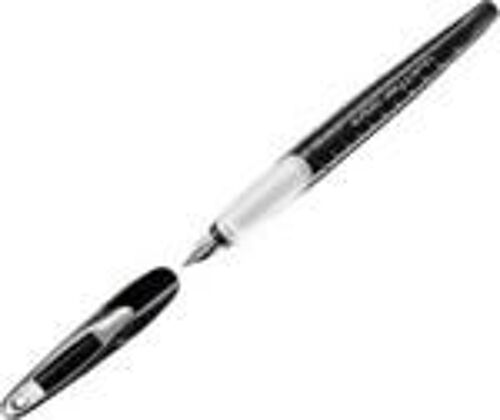Stylo Plume My.Pen Pour Droitiers, Largeur Plume: M, Noir-Blanc