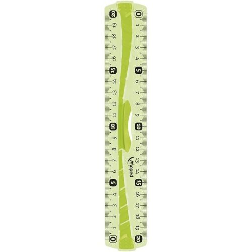Règle Maped Verte 20 Cm Avec Barrette De Maintien