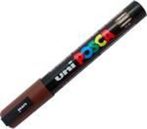 Marqueur Peinture Posca, Pc-5m, Marron
