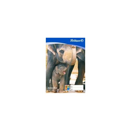 Pelikan Bloc De Dessin C 2/10, A2, 100 G/M2, 10 Feuilles