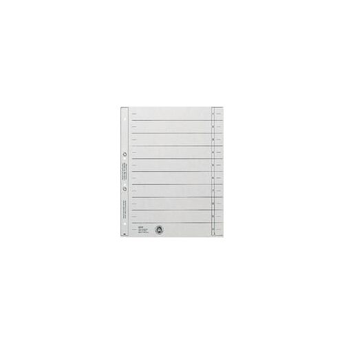 Intercalaires, Format A4, (L)240 X (H)300 Mm, Gris,