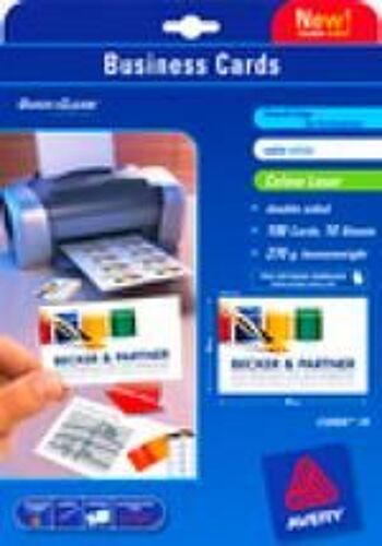 Avery Zweckform Cartes De Visite Quick & Clean, Brillant