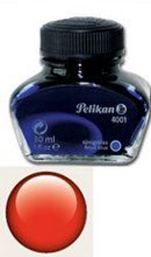Encre 4001 Dans Un Flacon En Verre 30ml, Rouge