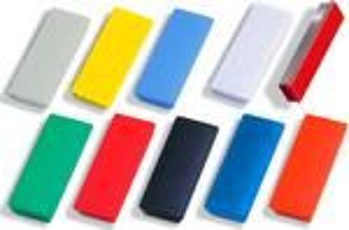 Aimants Rectangulaires, Gris