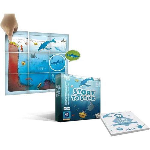Captain Macaque - 101001914 - Jeu De Société Éducatifs - Story To Stick - La Mer - 9 Pièces