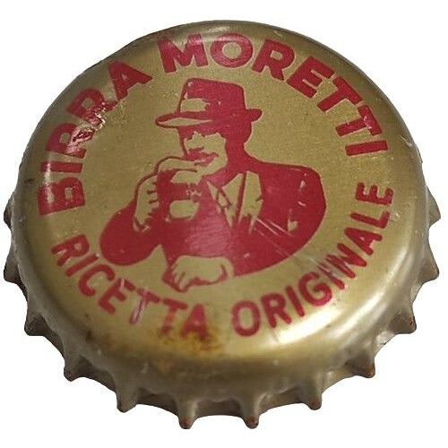 Italie Capsule Bière Beer Crown Cap Birra Moretti Ricette Originale Su