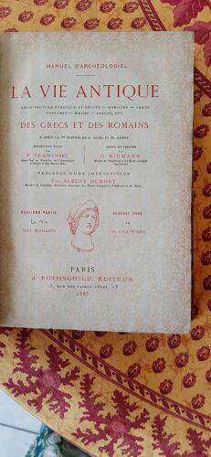 La Vie Antique Des Romains Par F. Trawinski