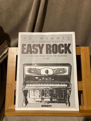 Ad. Wammes Easy Rock Recueil Partition Piano Éditions Schott Ed 6888