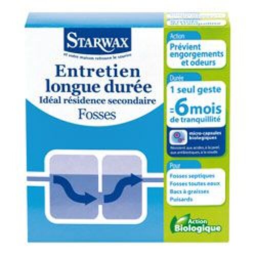 STARWAX ENTRETIEN LONGUE DUREE FOSSES 6MOI.637
