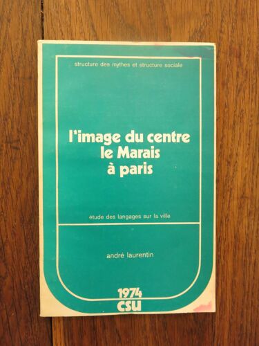 L'image Du Centre Le Marais À Paris De André Laurentin. Csu. 1974