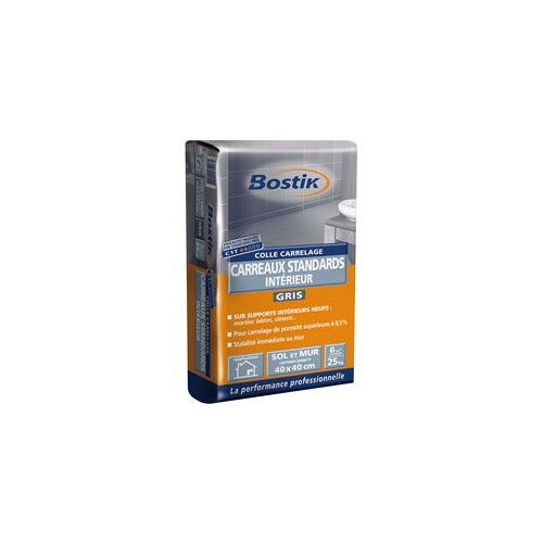 BOSTIK COLLE CARRELAGE POUDRE 25KG GRIS BOSTI