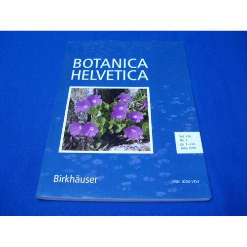 Botanica Helvetica.  N°1 Vol.  116