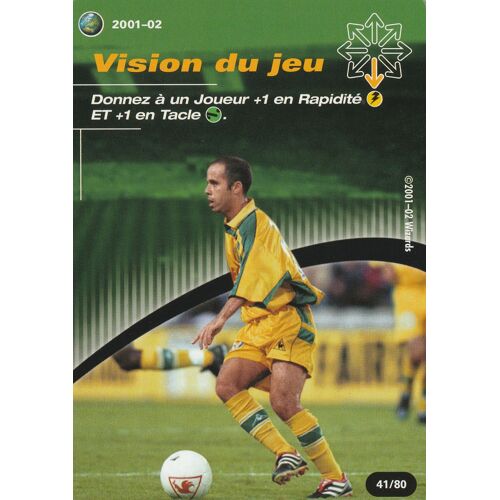 N° 41/80 - Carte Wizards - Football Champions 2001 / 2002 - Vision Du Jeu
