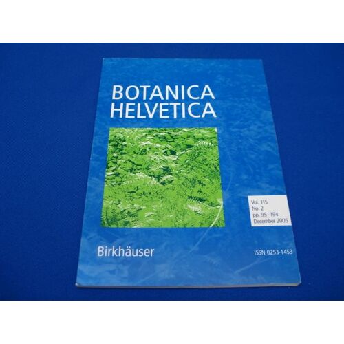 Botanica Helvetica.  Vol.  115 N° 2