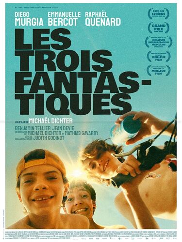 Les Trois Fantastiques - Véritable Affiche De Cinéma Pliée - Format 40x60 Cm - De Michaël Dichter Avec Diego Murgia, Emmanuelle Bercot, Raphaël Quenard - 2024