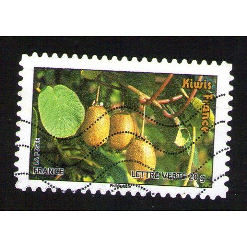 Timbre Oblitéré Used Stamp Kiwis France Des Fruits Pour Une Lettre Verte 20 G. France 2012