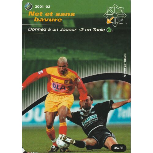 35 / 80 - Carte France Foot - 2001 / 2002 - Net Et Sans Bavure