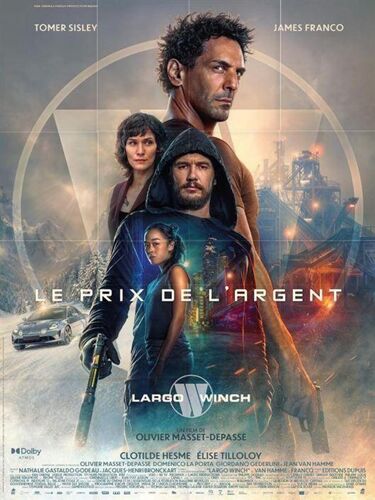Largo Winch, Le Prix De L'argent - Véritable Affiche De Cinéma Pliée - Format 120x160 Cm - De Olivier Masset-Depasse Avec Tomer Sisley, James Franco, Clotilde Hesme, Elise Tilloloy - 2024