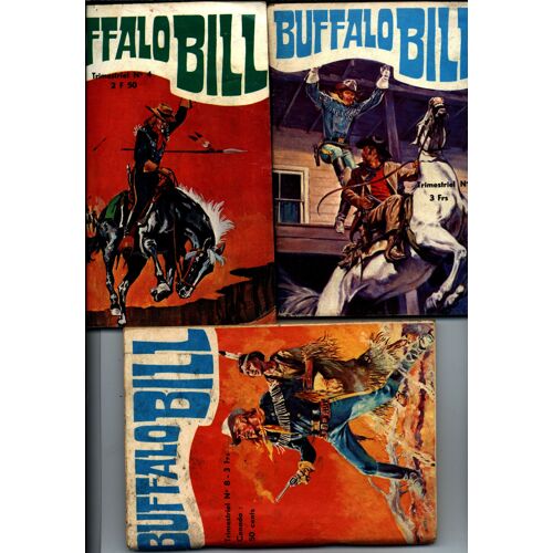 Lot De 3 Buffalo Bill / Jeunesse Et Vacances N° 4 / 8 / Et 10