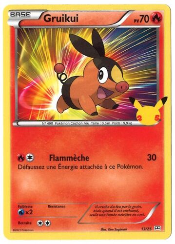Carte Pokemon - Gruikui 13/25 - Promo Mcdo 2021 Fr