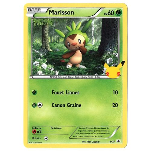 Carte Pokemon - Marisson 6/25 - Promo Mcdo 2021 Fr