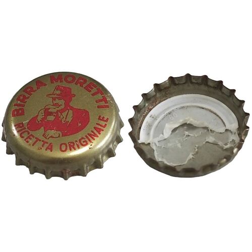 Italie Capsule Bière Beer Crown Cap Birra Moretti Ricetta Originale Su